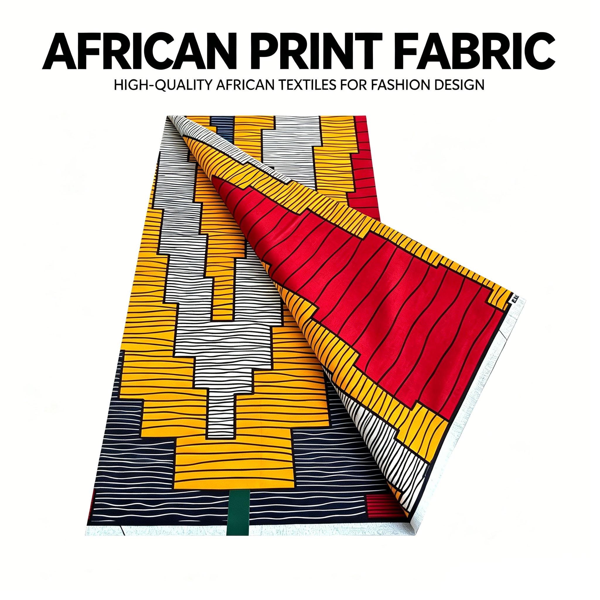 African Ankara Print - Nuovo Tessuto Ankara Geometrico 2026 in