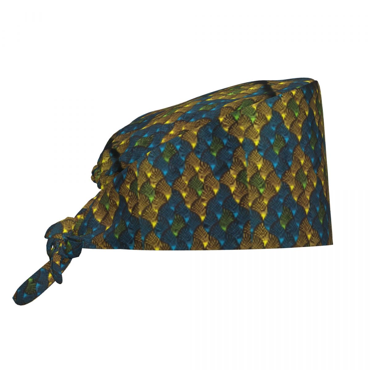 African Ankara Print - Cappello Chirurgico Africano Ankara Wax Print,