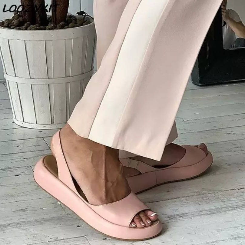 Ethnic Modern Fashion - Sandali piatti da donna, ciabatte Cloud,