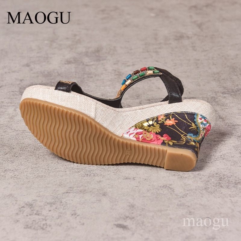 Sandali con Zeppa Floreali Boh - Ethnic Modern Fashion recensione e prezzo