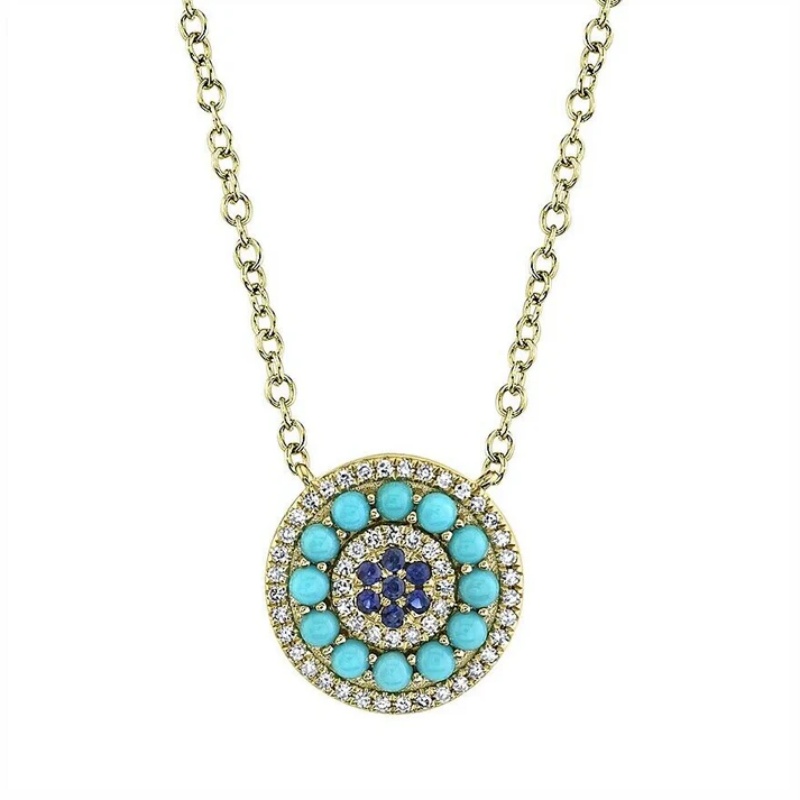Collana con Ciondolo Rotondo i - Fashion Show Ethnic Wear recensione e prezzo