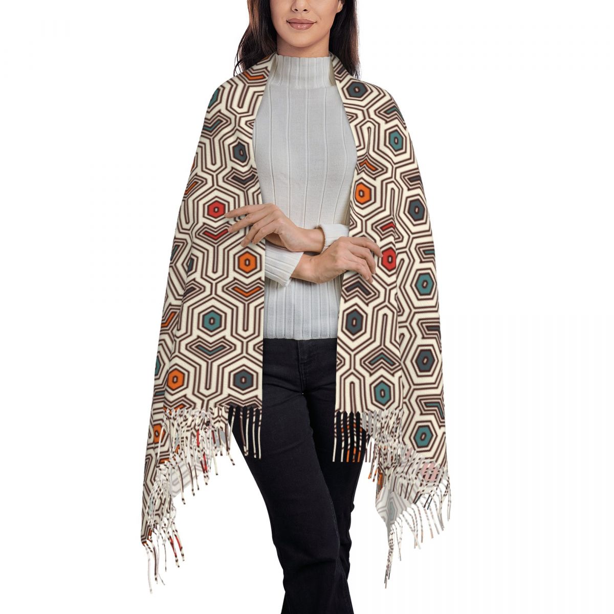 Sciarpa con motivo geometrico  - African Ankara Print recensione e prezzo