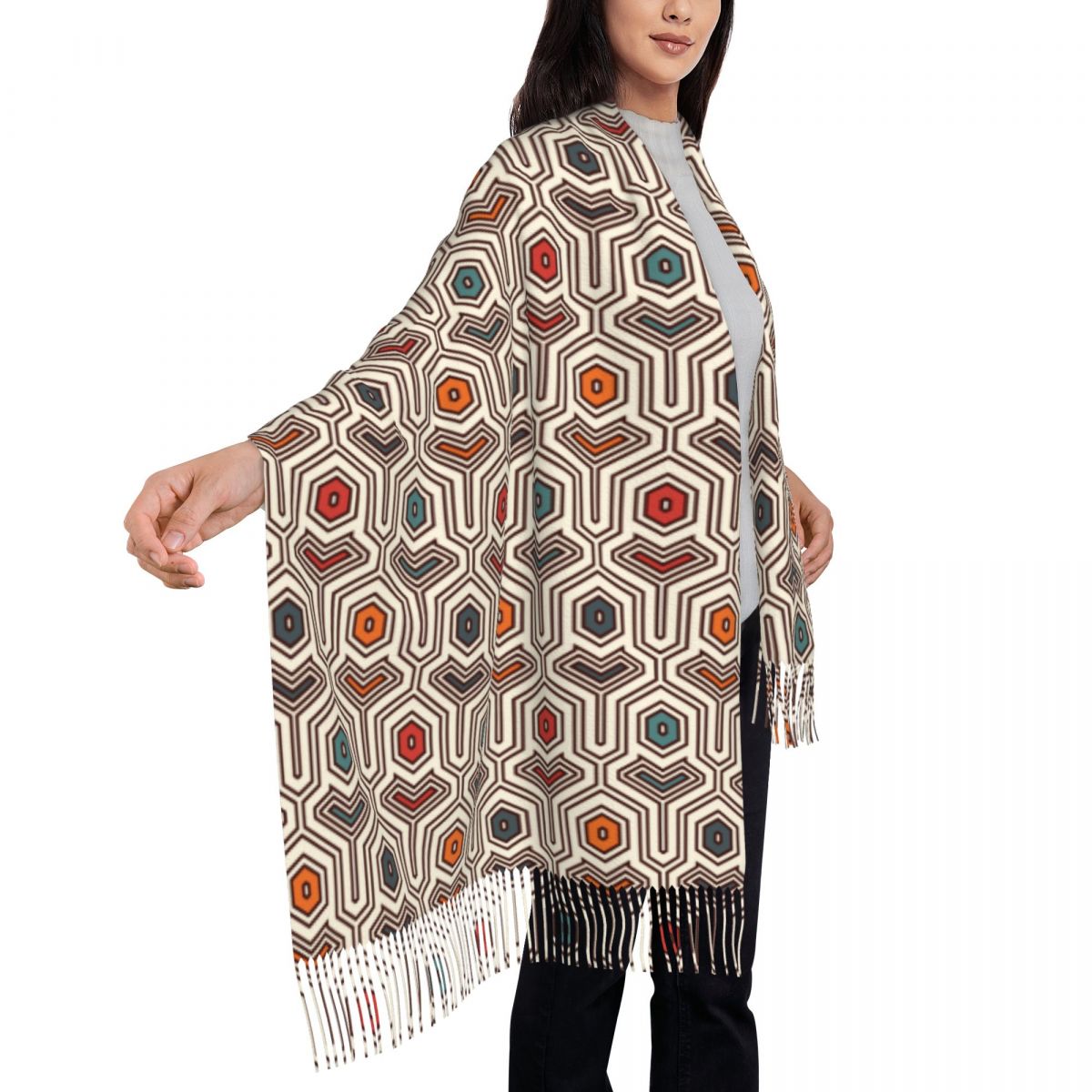 Sciarpa con motivo geometrico  - African Ankara Print recensione e prezzo