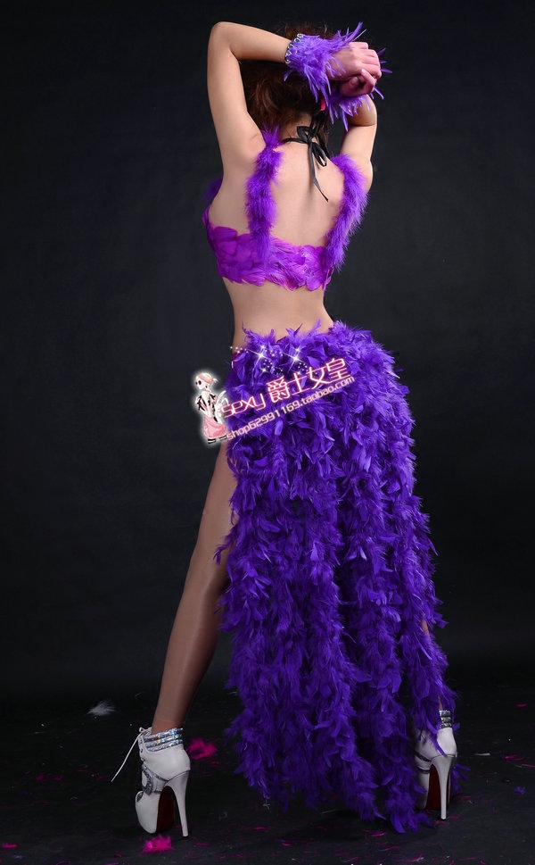 Costume Sexy con Piume Lunghe  - Fashion Show Ethnic Wear recensione e prezzo