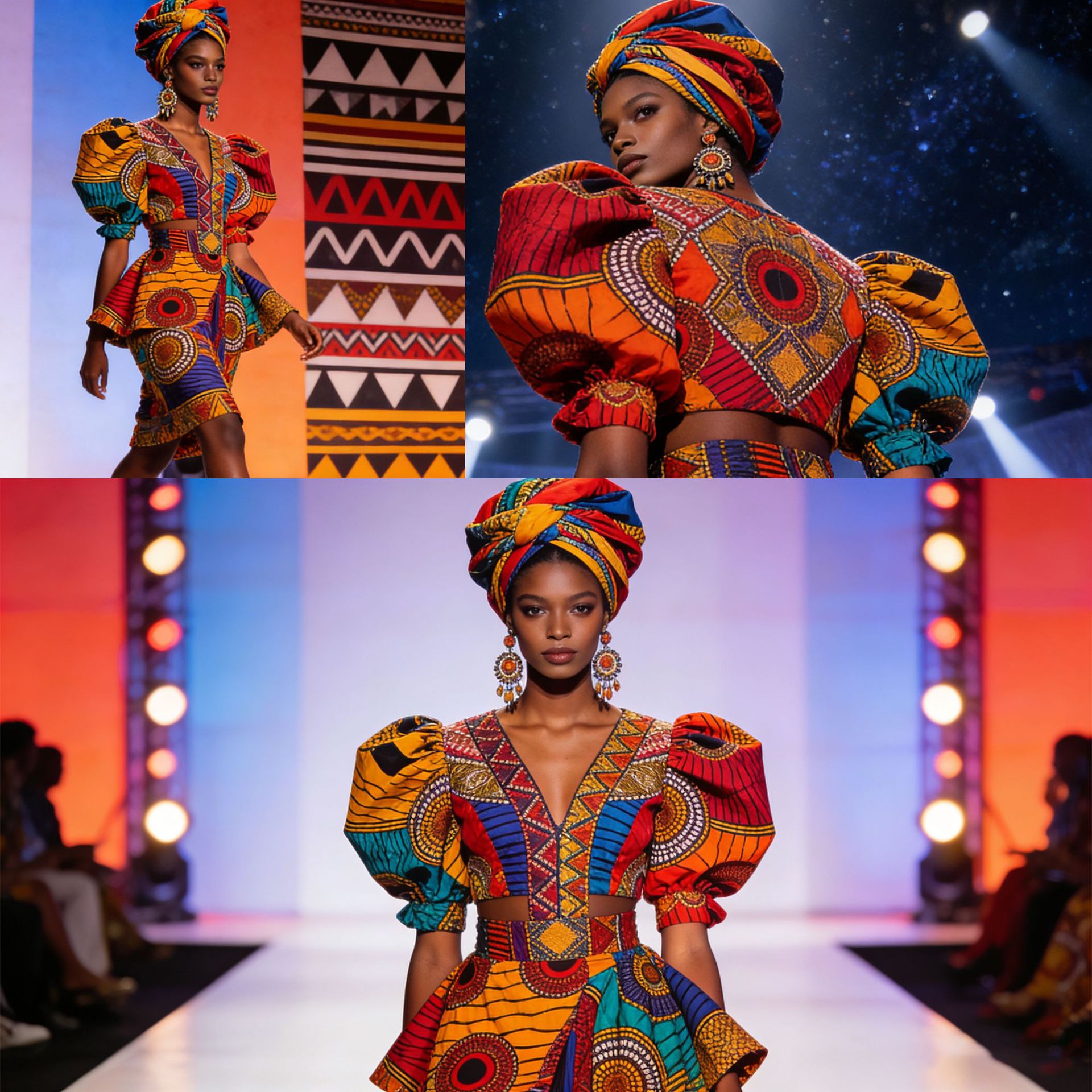 Tessuto in poliestere stampato - African Ankara Print recensione e prezzo